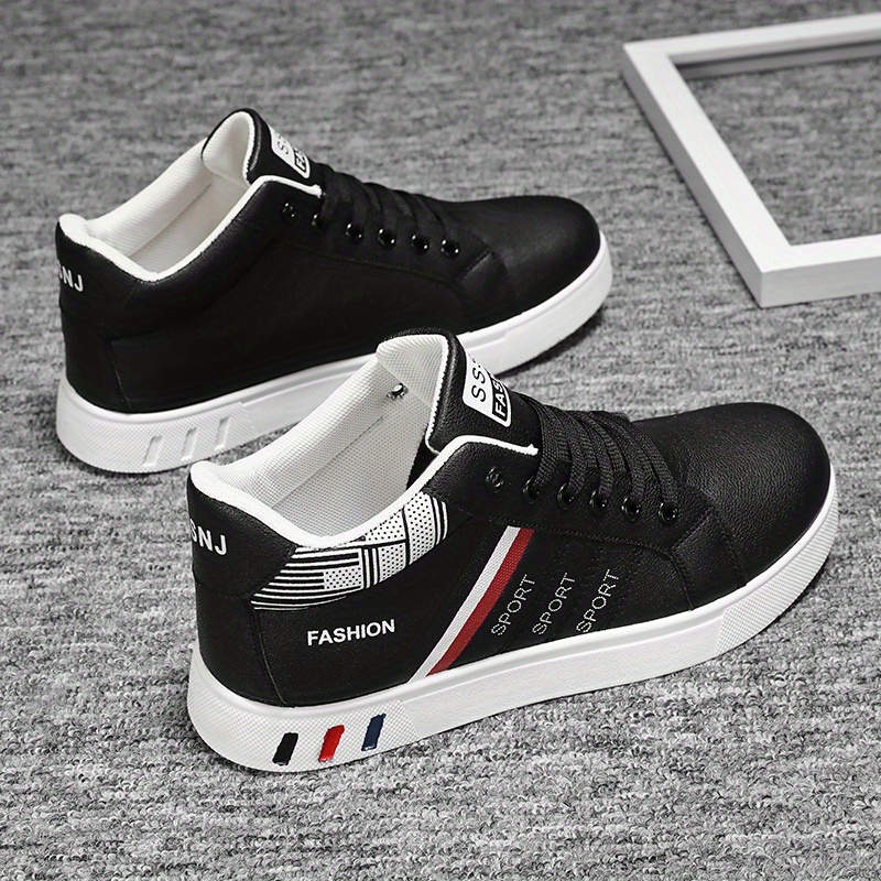 top skateboard shoes plus size men s comfy non slip lace details 4